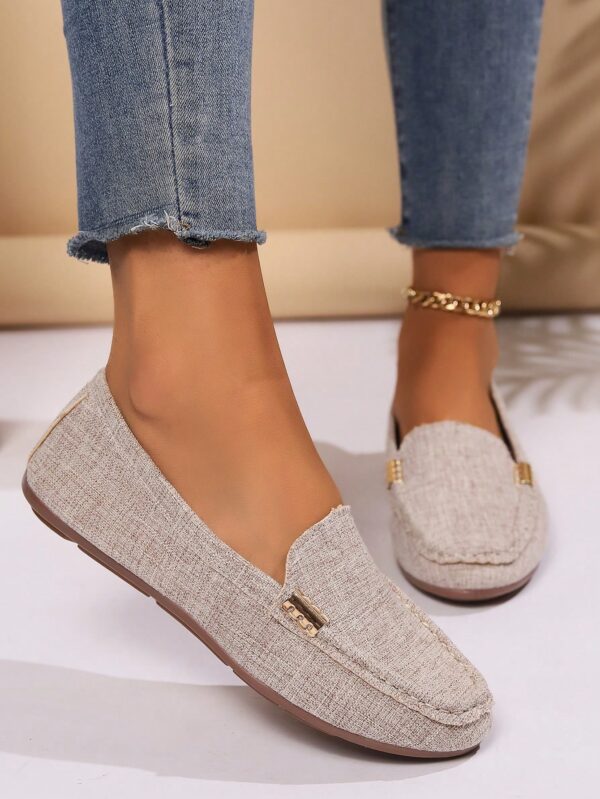 Mocasines de Lona Ligera en Talla Grande para Mujer - Image 3