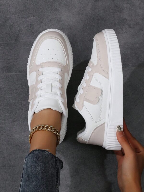 Zapatillas Deportivas Casual para Mujer en Blanco Chic - Image 7