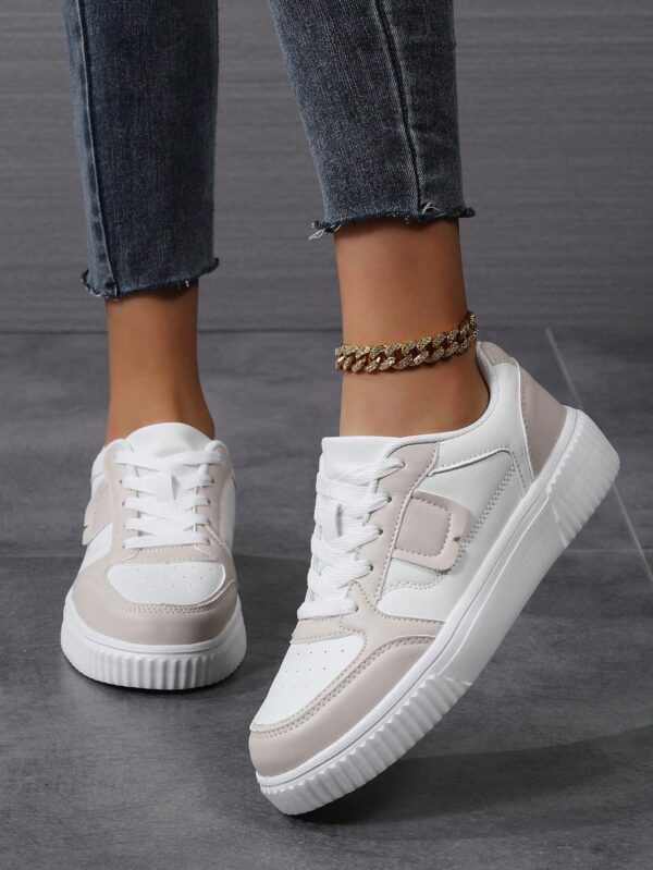 Zapatillas Deportivas Casual para Mujer en Blanco Chic - Image 9