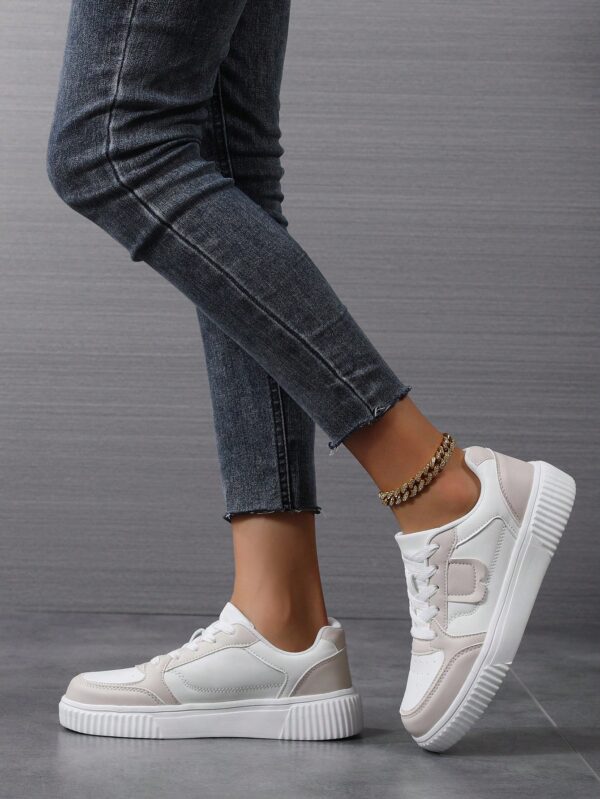 Zapatillas Deportivas Casual para Mujer en Blanco Chic - Image 11