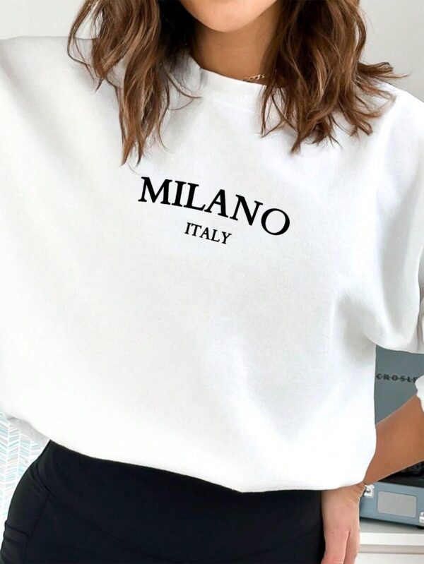 Buzo Casual con Estampado de Milán y Manga Larga - Image 11