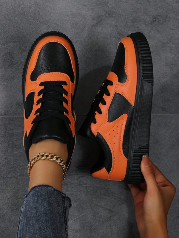 Zapatillas Deportivas Casual para Mujer en Blanco Chic