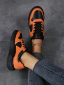Zapatillas Deportivas Casual para Mujer en Blanco Chic