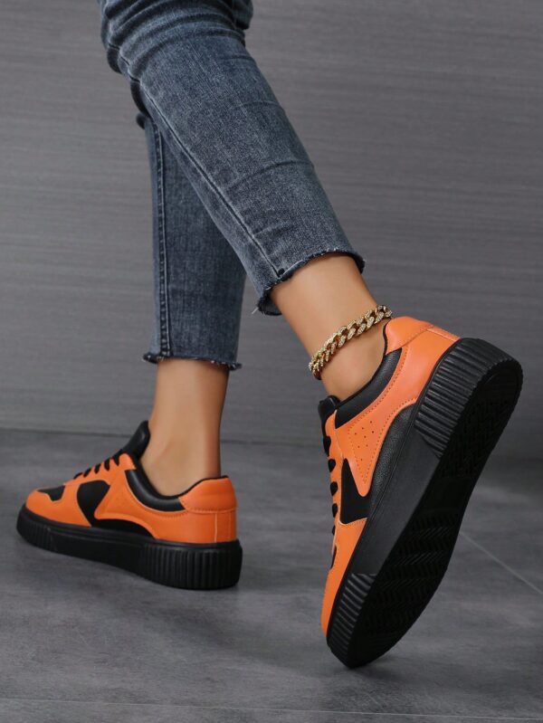 Zapatillas Deportivas Casual para Mujer en Blanco Chic - Image 4