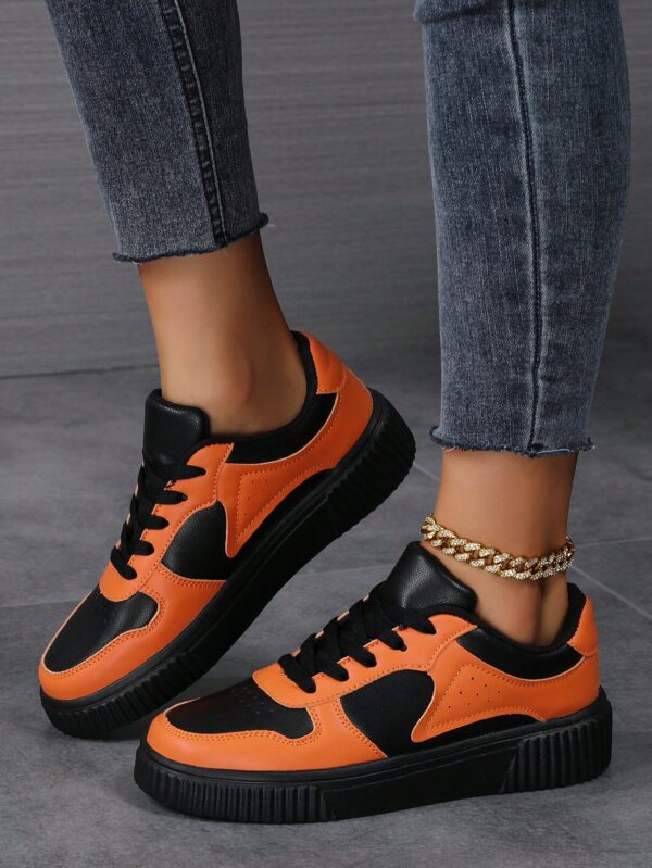 Zapatillas Deportivas Casual para Mujer en Blanco Chic - Image 5