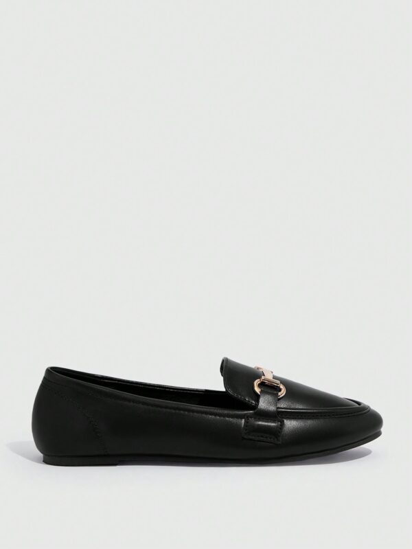 Mocasines de Mujer con Hebilla Metálica y Tacón Plano - Image 14