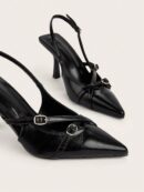 Sandalias Stiletto Elegantes con Correas Cruzadas y Punta Fina