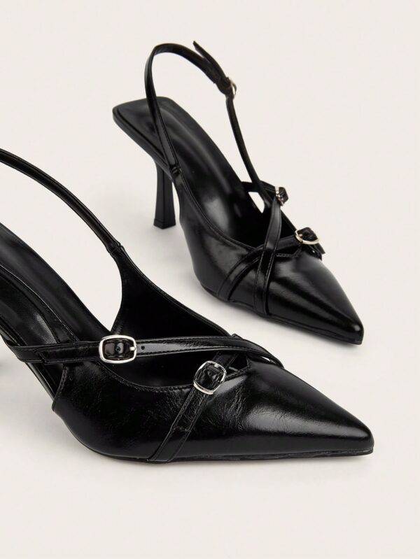 Sandalias Stiletto Elegantes con Correas Cruzadas y Punta Fina - Image 3