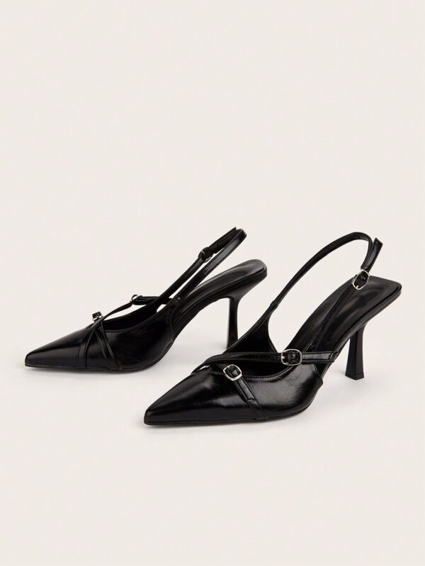 Sandalias Stiletto Elegantes con Correas Cruzadas y Punta Fina - Image 4