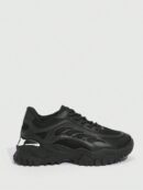 Zapatillas Deportivas Chunky de Malla Blanca con Cordones