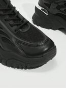 Zapatillas Deportivas Chunky de Malla Blanca con Cordones