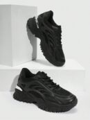 Zapatillas Deportivas Chunky de Malla Blanca con Cordones