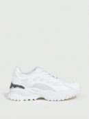 Zapatillas Deportivas Chunky de Malla Blanca con Cordones