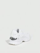 Zapatillas Deportivas Chunky de Malla Blanca con Cordones