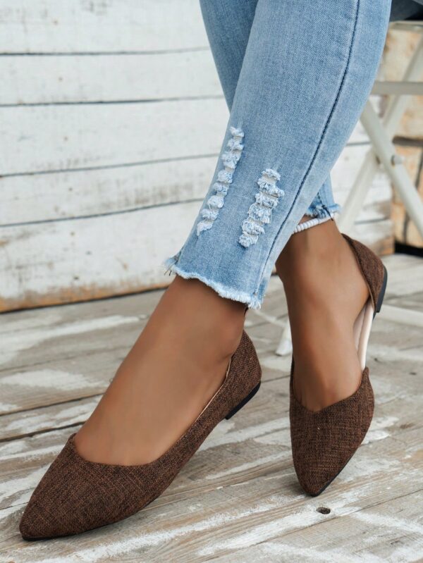 Zapatos de Mujer Planos con Detalles Calados, Cómodos y Antideslizantes - Image 46