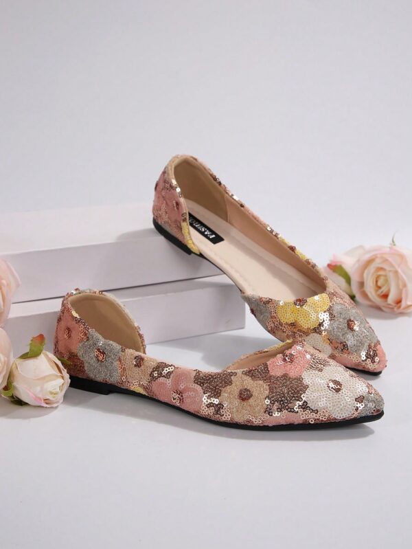 Zapatos de Mujer Planos con Detalles Calados, Cómodos y Antideslizantes - Image 38