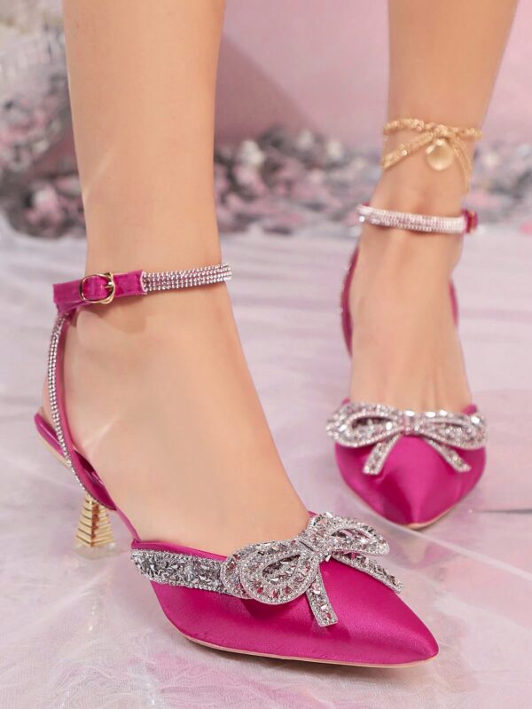 Zapatos de Tacón Alto Elegantes con Detalle de Moño - Image 30