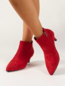 Botines de Mujer con Cierre Lateral y Tacón Delgado
