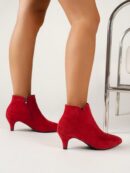 Botines de Mujer con Cierre Lateral y Tacón Delgado