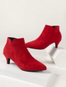 Botines de Mujer con Cierre Lateral y Tacón Delgado