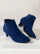 Botines de Mujer con Cierre Lateral y Tacón Delgado