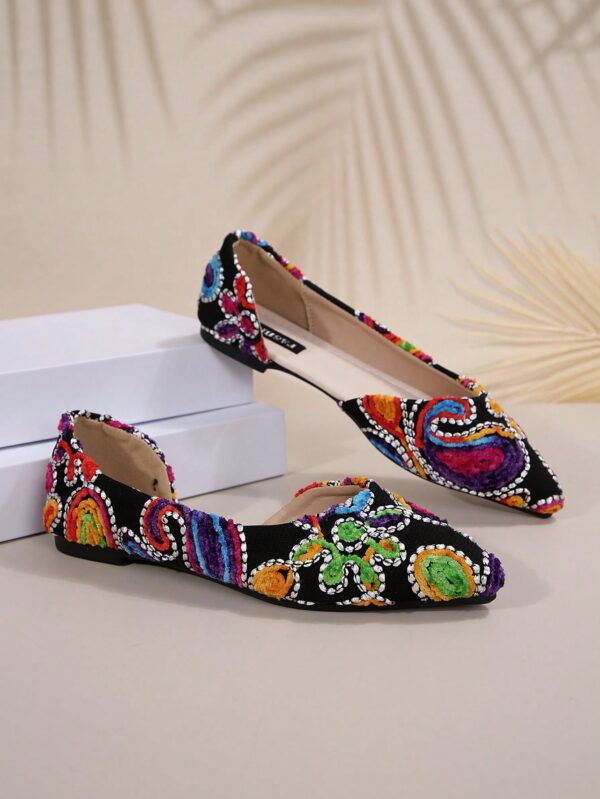 Zapatos de Mujer Planos con Detalles Calados, Cómodos y Antideslizantes - Image 31