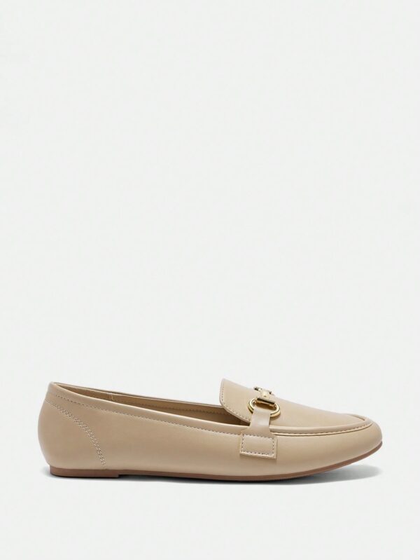 Mocasines de Mujer con Hebilla Metálica y Tacón Plano - Image 6