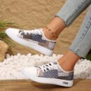 Zapatillas Deportivas y Casuales de Lona Liviana y Transpirable