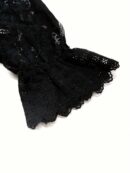 Blusa Elegante de Encaje con Cuello Alto y Manga Larga