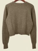 Cardigan Botones Frontales Manga Larga para Primavera y Otoño