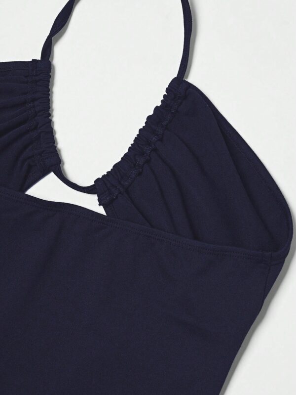 Vestido Largo Halter Sin Mangas con Espalda Descubierta y Abertura Lateral - Image 13