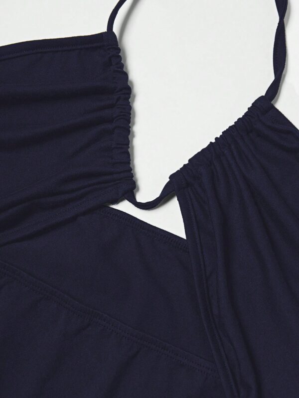 Vestido Largo Halter Sin Mangas con Espalda Descubierta y Abertura Lateral - Image 14