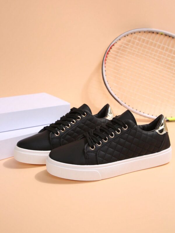 Zapatillas Deportivas Negras Antideslizantes con Cordones - Image 11