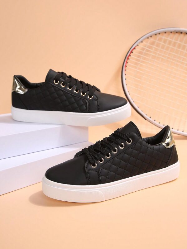 Zapatillas Deportivas Negras Antideslizantes con Cordones - Image 13