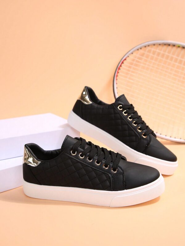 Zapatillas Deportivas Negras Antideslizantes con Cordones - Image 12