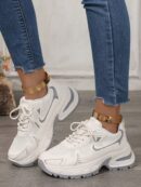 Zapatillas Deportivas Plataforma con Detalles en Bloque de Color