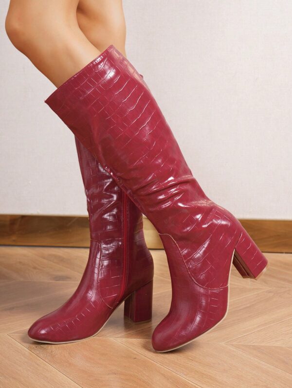 Botas Fashion Casual para Mujer en Color Blanco - Image 8