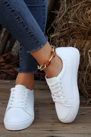Zapatillas Blancas de Mujer para Skateboard, Versátiles y Transpirables, Estilo Coreano