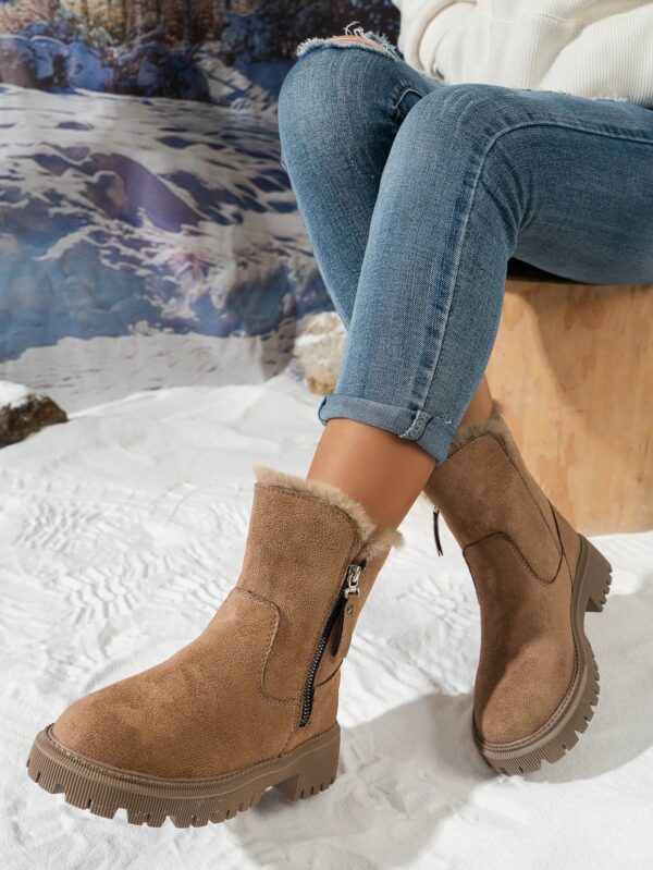 Botas de Mujer de Suela Gruesa con Cierre Lateral - Image 8