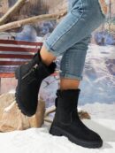 Botas de Mujer de Suela Gruesa con Cierre Lateral