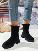 Botas de Mujer de Suela Gruesa con Cierre Lateral