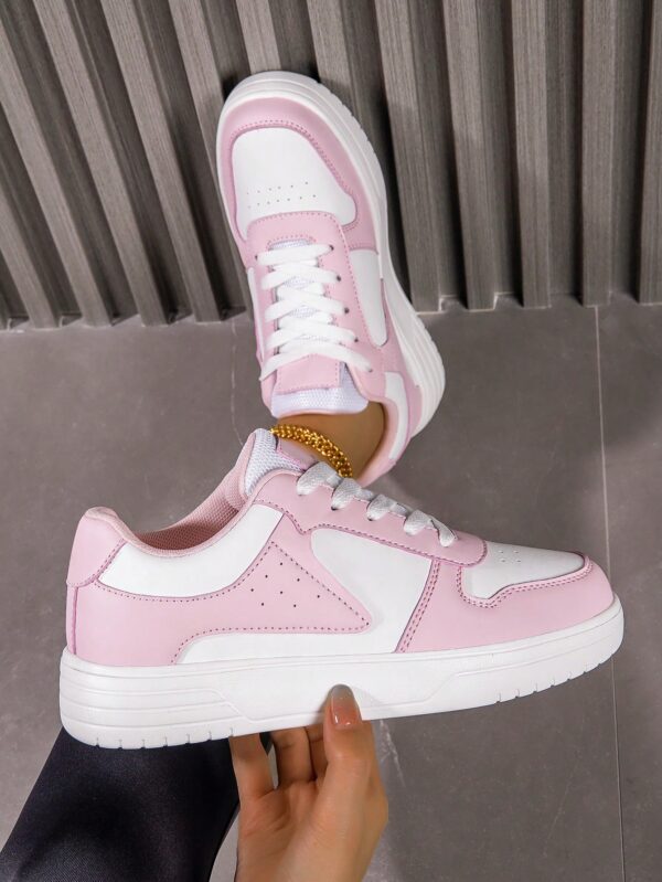 Zapatillas Deportivas Casuales Minimalistas con Punta Redonda
