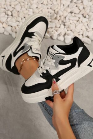 Zapatillas Deportivas Blancas de Estilo Vintage para Mujer
