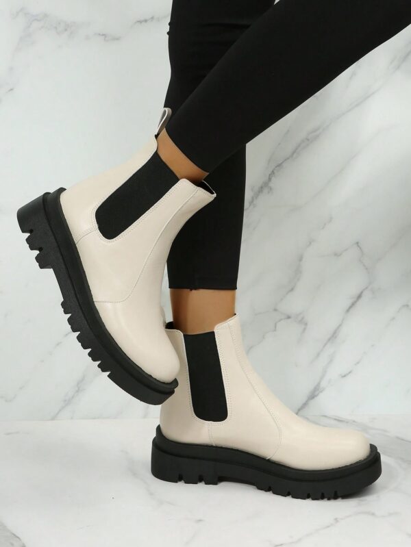 Botines Chelsea de Plataforma y Estilo Británico Retro - Image 31