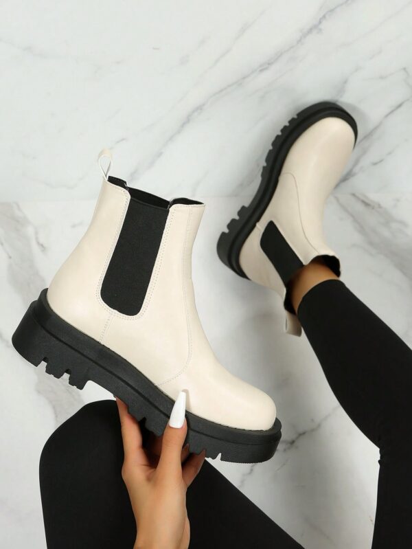 Botines Chelsea de Plataforma y Estilo Británico Retro - Image 30