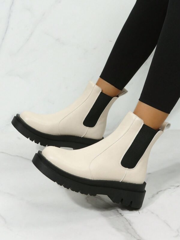 Botines Chelsea de Plataforma y Estilo Británico Retro - Image 33