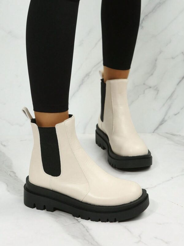 Botines Chelsea de Plataforma y Estilo Británico Retro - Image 32