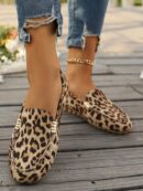 Mocasines Casuales de Mujer con Hebilla Metálica