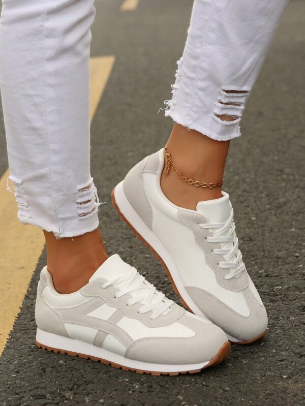 Zapatillas Deportivas con Plataforma y Encaje de Vellón - Image 16