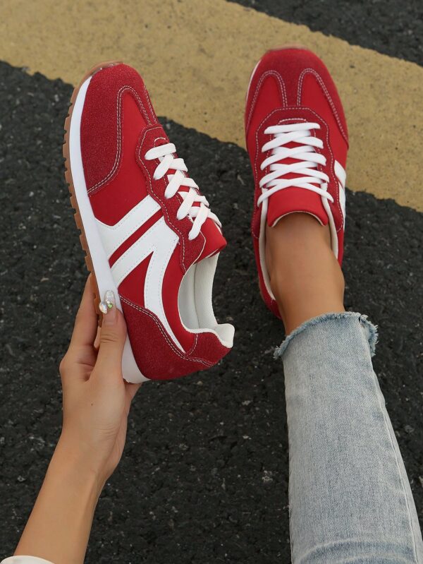 Zapatillas Deportivas con Plataforma y Encaje de Vellón - Image 17